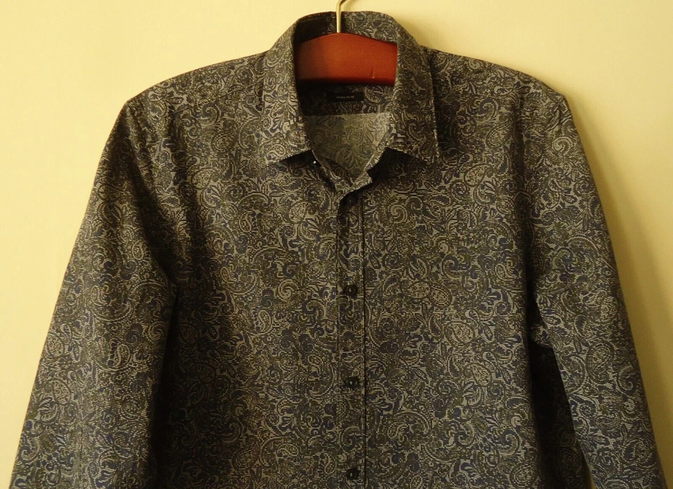 HUGO BOSS talla L regular fit para hombre camisas informales multicolor NUEVO - Imagen 3 de 4