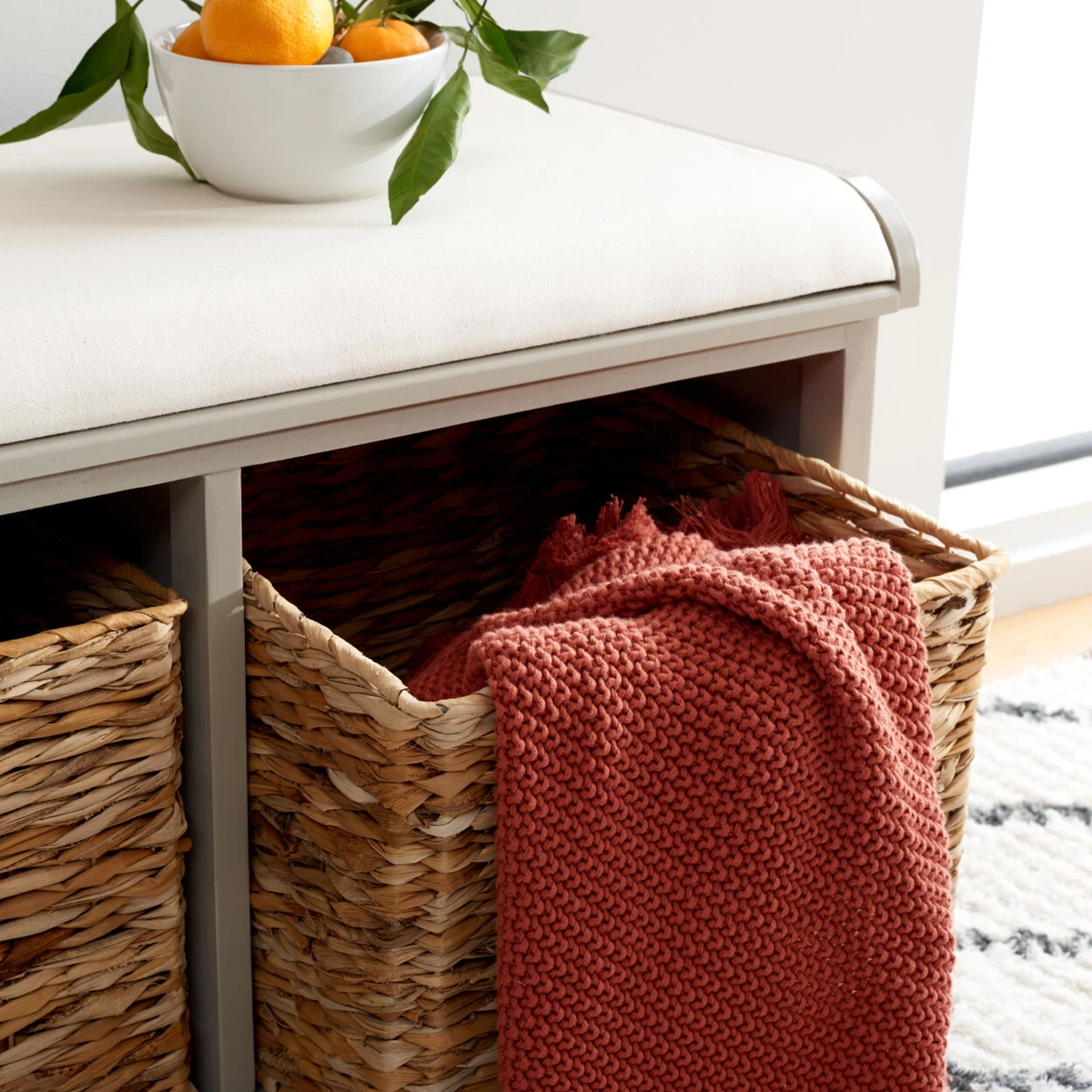 Safavieh freddy storage bench online