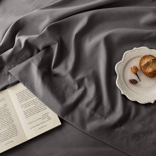 1000/1200TC EgCotton AUSTRALIA HOME BEDDING ITEMS 15"Deep Elephant Grey All Size - Picture 11 of 12
