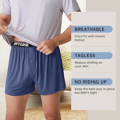 7 PACK Men Comfort Wear Underwear Shorts Breathable Boxer Briefs fo Men US - 第 3/28 張圖片