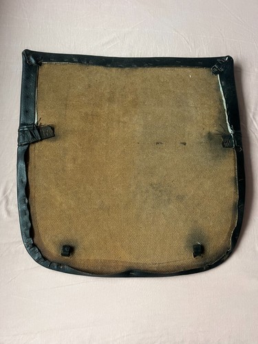 Triumph Stag front seat back with pocket in Black Vinyl - Picture 2 of 2