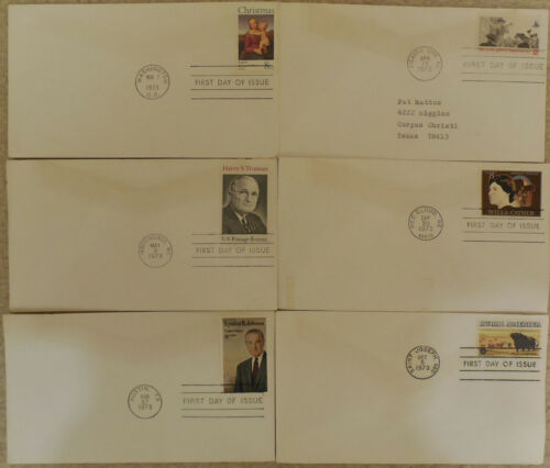 6 (six) US 1973 FDC first day covers fair condition - Picture 1 of 4