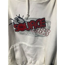 Vtg The Source Hip Hop Foundation 1988 White Hoodie Vtg Street Wear