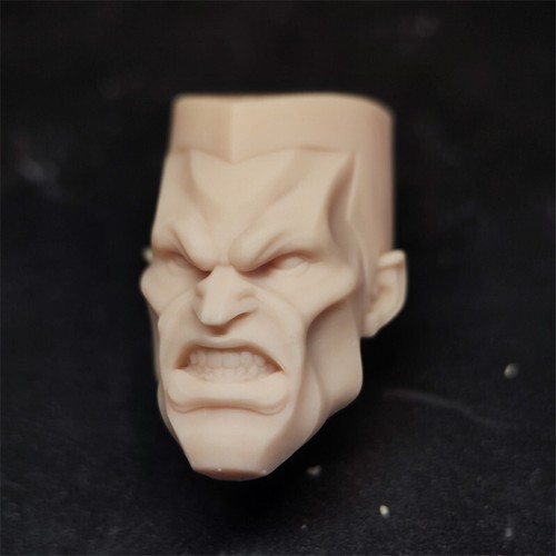 Blank 1/10 Scale Comic Colossus Head Sculpt Unpainted Fit 7" Neca Figure B style - Picture 3 of 3