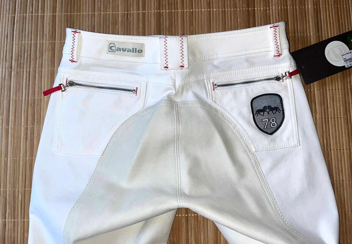 CAVALLO CADINE Turnierreithose Damen Vollbesatz weiß 88 44 edel NEU %%% UVP189€