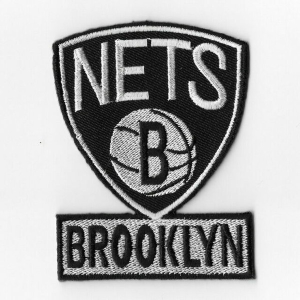 NBA Brooklyn Nets Iron on Patches Embroidered Patch Badge Emblem ...