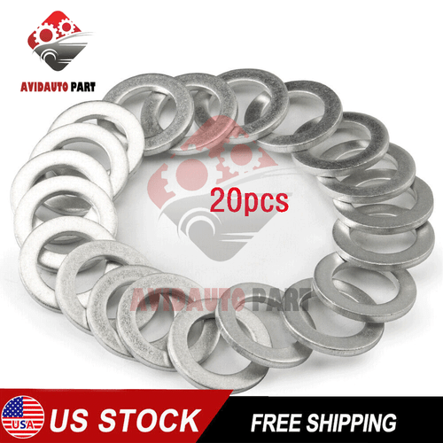 94109-14000 14MMOIL DRAIN PLUG CRUSH WASHER GASKETS FOR HONDA/ACURA/KIA 20 PACK - Picture 1 of 17