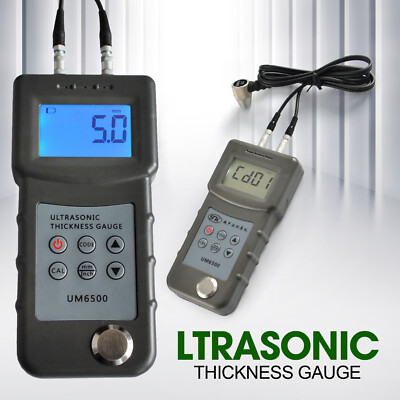 UM6500 Digital Ultrasonic Thickness Gauge Handheld High Accuracy LCD Tester