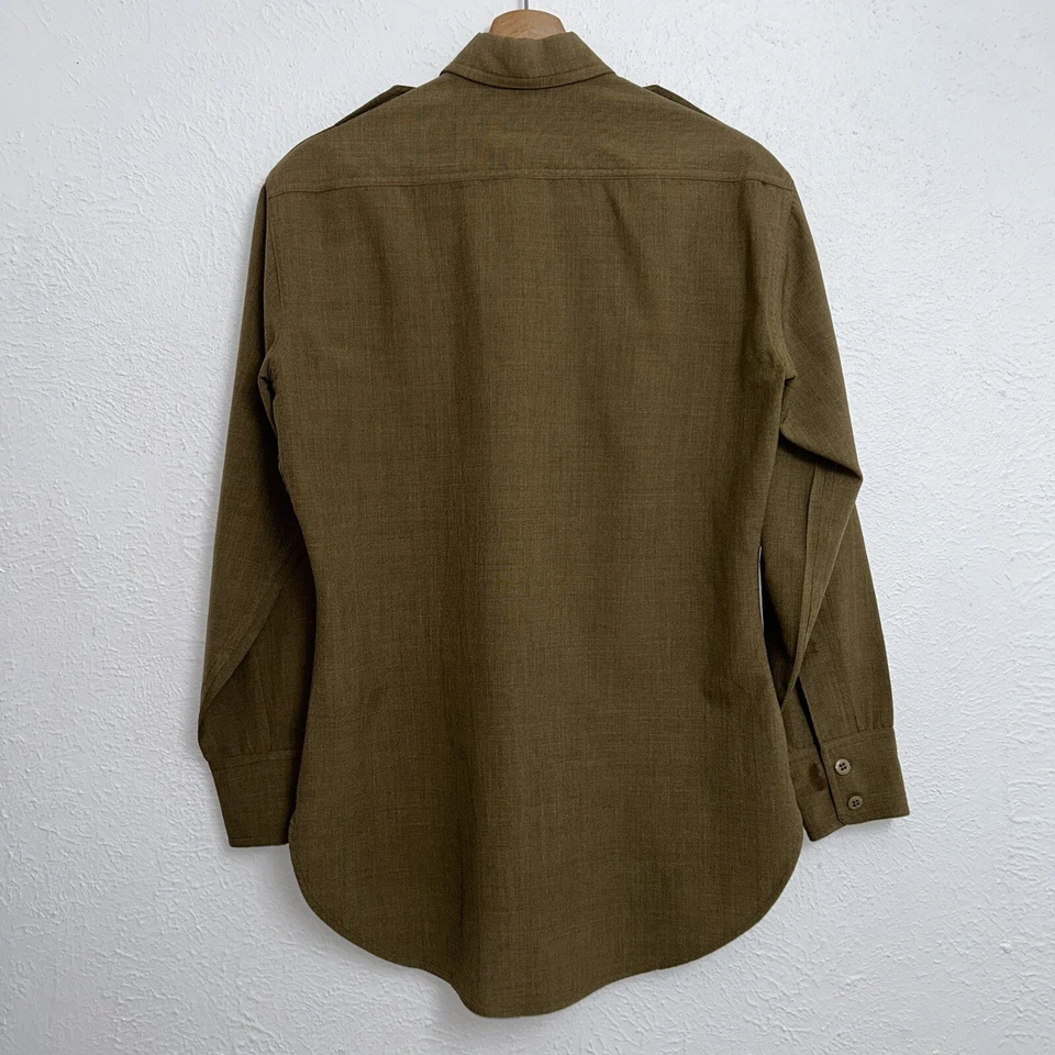 Camisa de Colección Paul Snyder Sastre Militar Abotonada Manga Larga Para Hombre Pequeña’s Foto 2 de 4