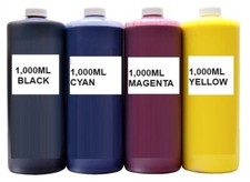 4 x BULK INK REFILL PREMIUM ECO SOLVENT INK FOR ROLAND MUTOH AND MIMAKI 4,000ML