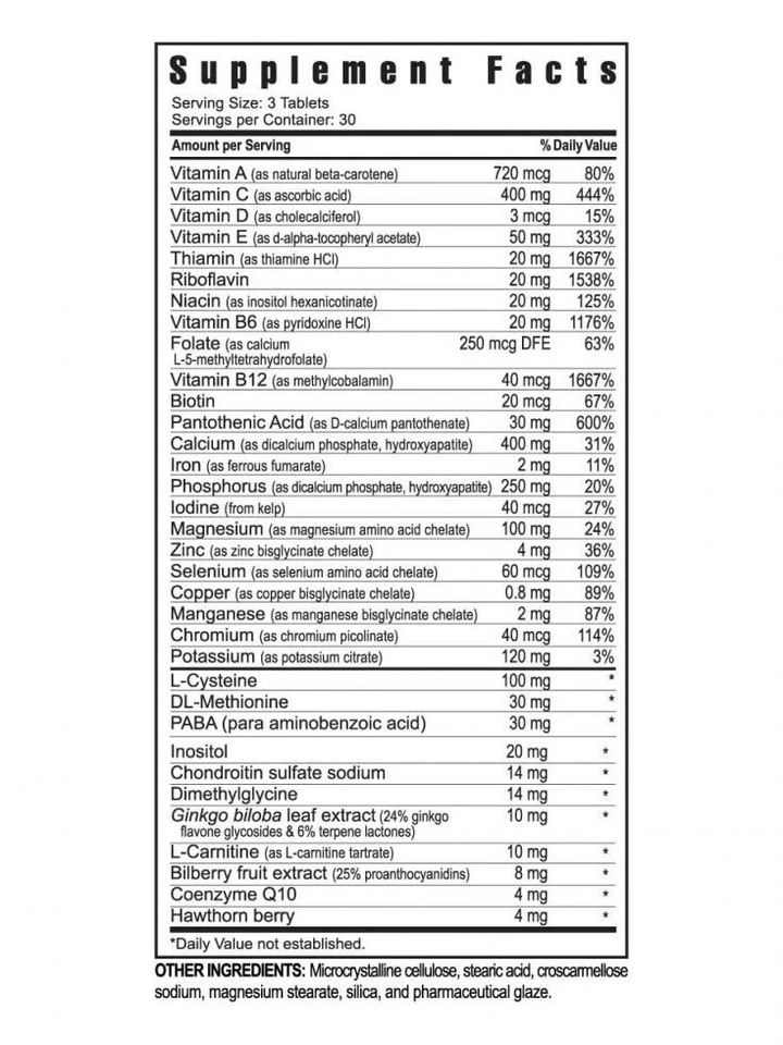 Youngevity Dr. Wallach Ultimate Daily Classic™ - 90 comprimidos Foto 2 de 2