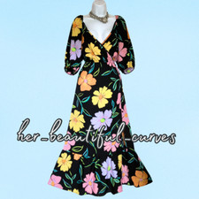 ASOS FLORAL PRINT WEDDING OCCASION PARTY DRESS SIZE 18