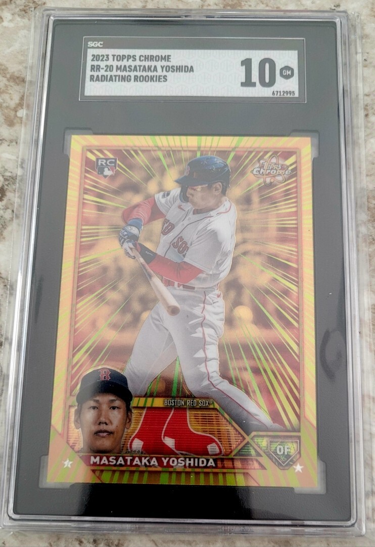 2023 Topps Chrome RR-20 Masataka Yoshida (RC)- Radiating Rookies SGC 10!