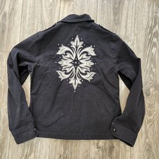 Ariat Western Black Studded Embroidered Jacket size Medium
