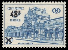 BÉLGICA Q411 (Mi P65) - Estación de tren de Arlon "Parcel Post" (pa5912)