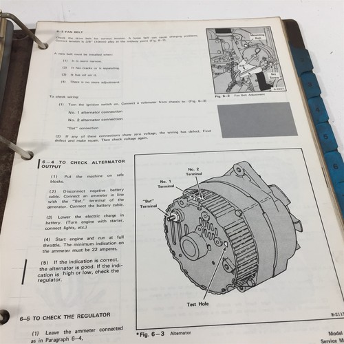Genuine 1983 Bobcat 825 Dealer Service Manual Binder 6549899 - Picture 10 of 14