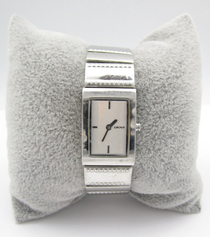 Women DKNY Quartz 3ATM WR Analog 17mm Dial Watch (H358) "Untested"