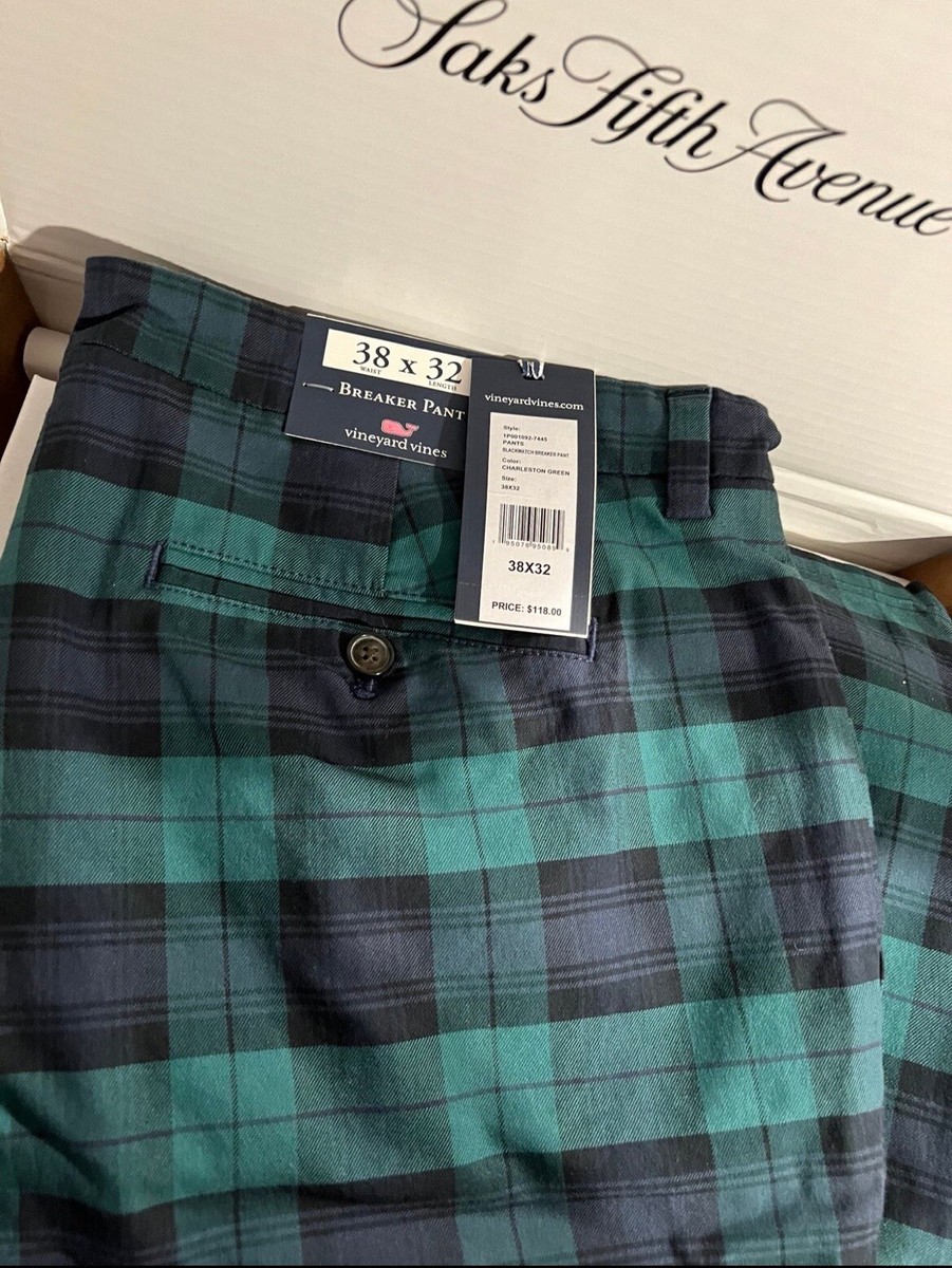 Watch Plaid Pants Vineyard Vines Blackwatch Pants New Men's - Main Image