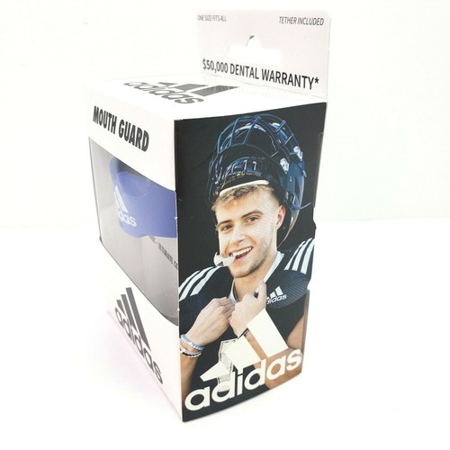 Adidas Sleek Ultimate Comfort Protective Blue Mouth Guard One Size Fits All - Picture 2 of 5