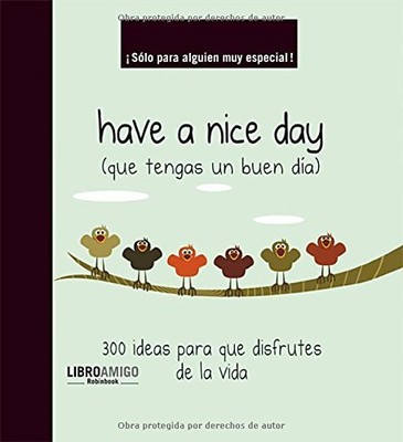 Have a Nice Day (Que Tengas Un Buen Día) (Hardback) Libro Amigo