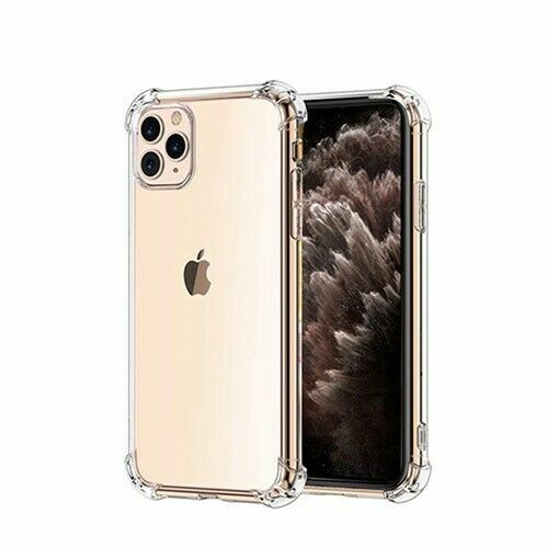 CLEAR CASE für iPhone 12 11 Pro Max Mini XS XR SE X 8 7 Schutzhülle Silikon Cover - Bild 6 von 7