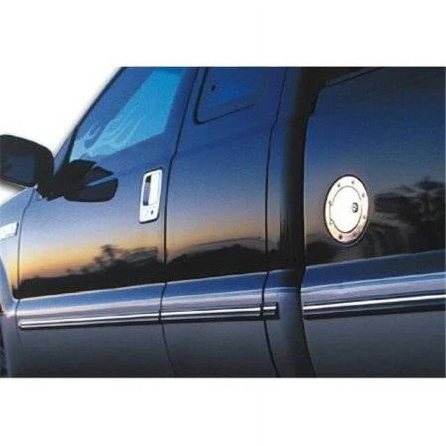 Puerta de combustible Billet estilo carrera All Sales 6152C se adapta a 15-19 F-150 Foto 2 de 2