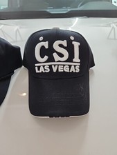 YOUTH BOYS CSI LAS VEGAS HAT BLACK EMBROIDERED STRAPBACK ADJUSTABLE NWT