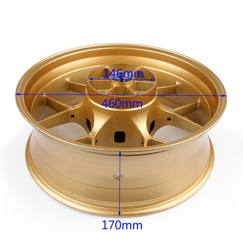 Complete Gold Rear Wheel Rim Fit for Honda CBR1000RR 2008-2016 NEW E2 E2 - Picture 4 of 5