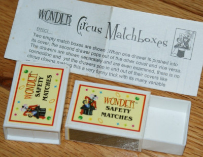 Haunted Matchboxes (Wonder) --nice inexpensive version of pocket classic    TMGS