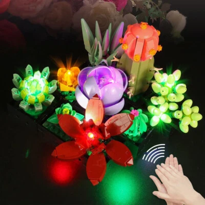 LocoLee LED Licht Kit für Lego 10309 Sukkulenten Pflanze Blume Botanical Lichter