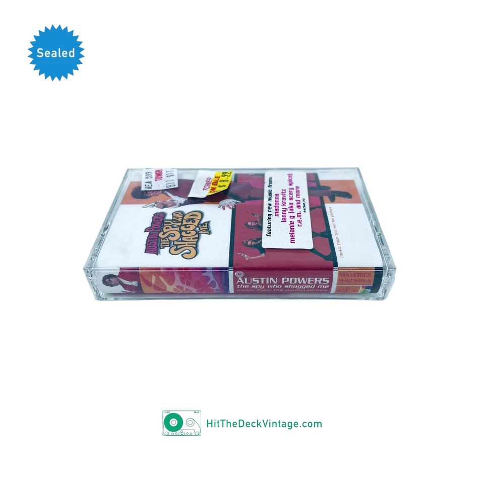 Austin Powers - The Spy Who Shagged Me Soundtrack Cassette Tape (1999) SEALED - Image 3 of 4