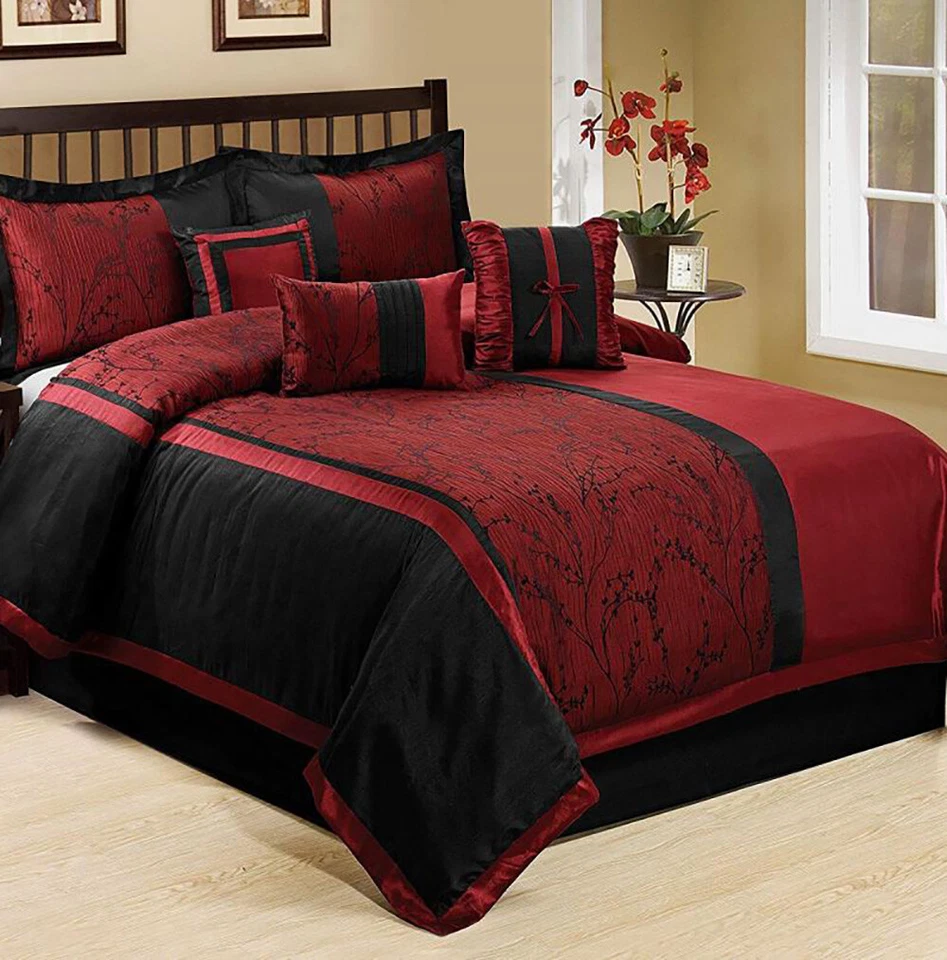 Juegos de edredón jacquard HIG 7 piezas - moda exquisita, únicos y novedosos Foto 2 de 2