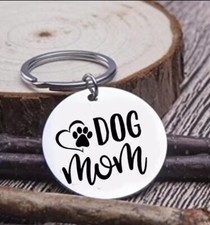 Dog Mom Hot Keychain