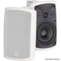 Niles Os7.3 White Indoor Outdoor Patio All Weather Speakers Pair W/ Brackets Niles Os7.3 White Indoor Outdoor Patio All Weather Speakers Pair W/ Brackets
