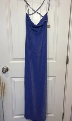 City Triangles Women's Maxi Dress Purple Blue Sparkle, Size S - Image 1 of 4
