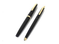 Pilot Black Fountain and Retractable Ballpoint Pen Set