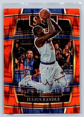 2021-22 Panini Select #88 Julius Randle Orange Flash Prizms