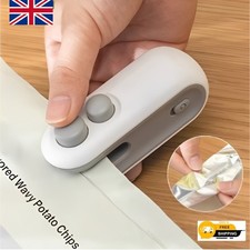 Mini Heat Bag Sealing Machine Package Sealer Bags Plastic Food Sealer Clip Bag