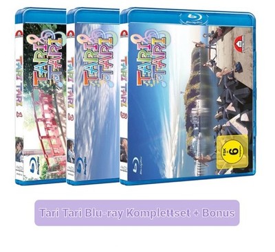Tari Tari Komplettset Vol. 1-3 Anime deutsch Blu-ray NEU Sealed + Bonus