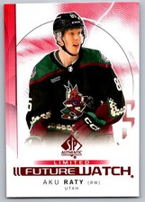 2024-25 SP Authentic Limited Red Aku Raty Utah Hockey Club #158