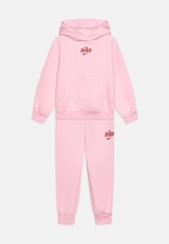 Image of Nike baby girl pink hooded fleece tracksuit 12/18M 18/24M - girls NEW