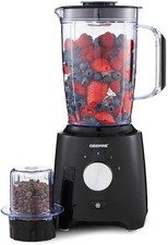 GEEPAS 2-in-1 Food Jug Blender | 1.8L Juice Jar & 60G Mini Coffee Spice Mill | 6