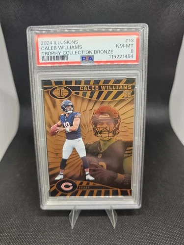 2024 Panini Illusions Caleb Williams #13 Trophy Collection Bronze /75 (RC)