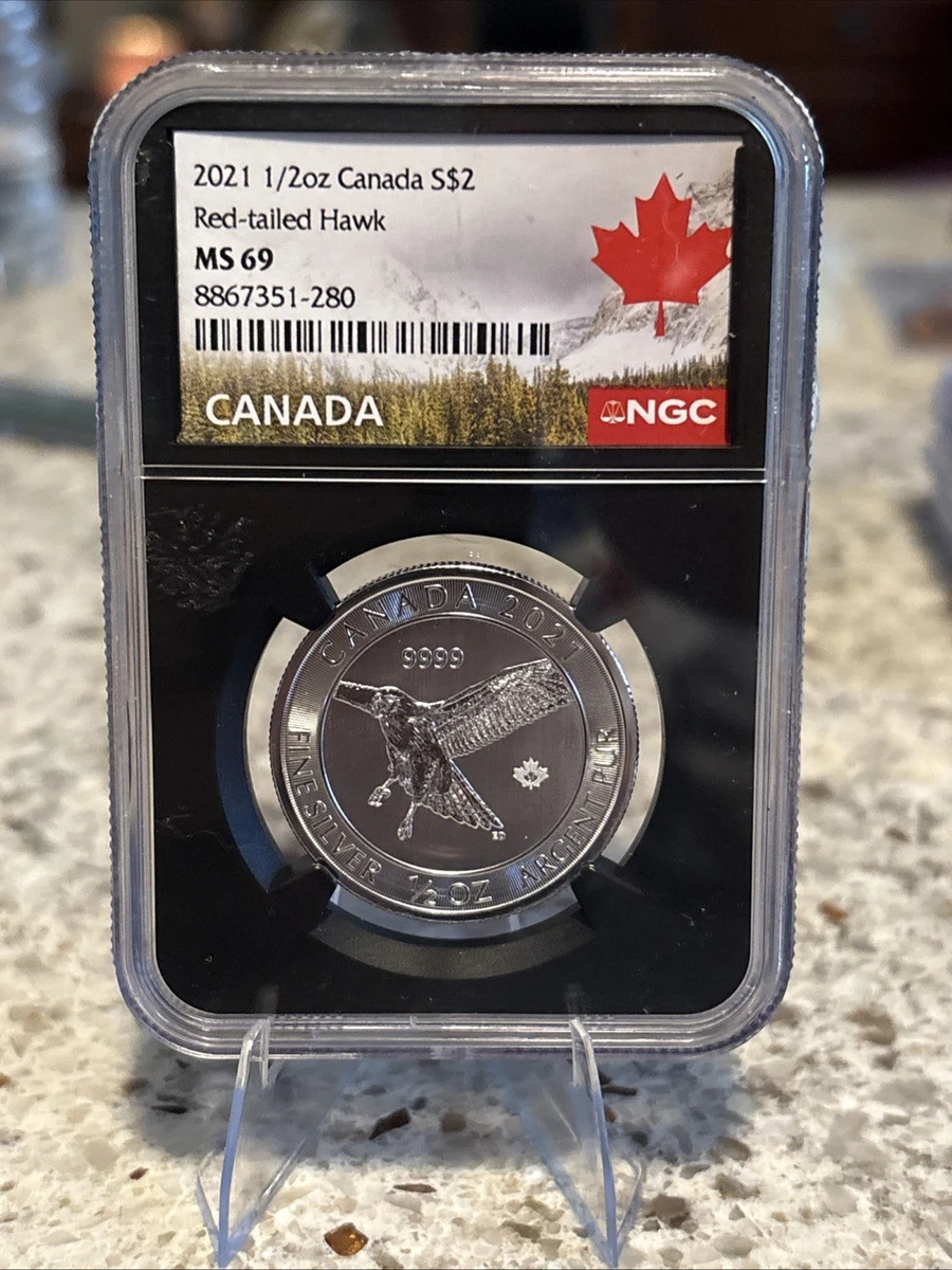 25+ Royal Canadian Mint Grade MS 69 NGC Certified Silver Bullion
