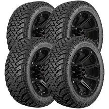 Qty 4 35x12.50r24lt Rbp Repulsor Mt3 116q Lrf Black Wall Tires