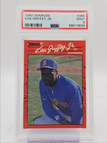 KEN GRIFFEY JR. 1990 DONRUSS BASEBALL MARINERS PSA 9 Q6751