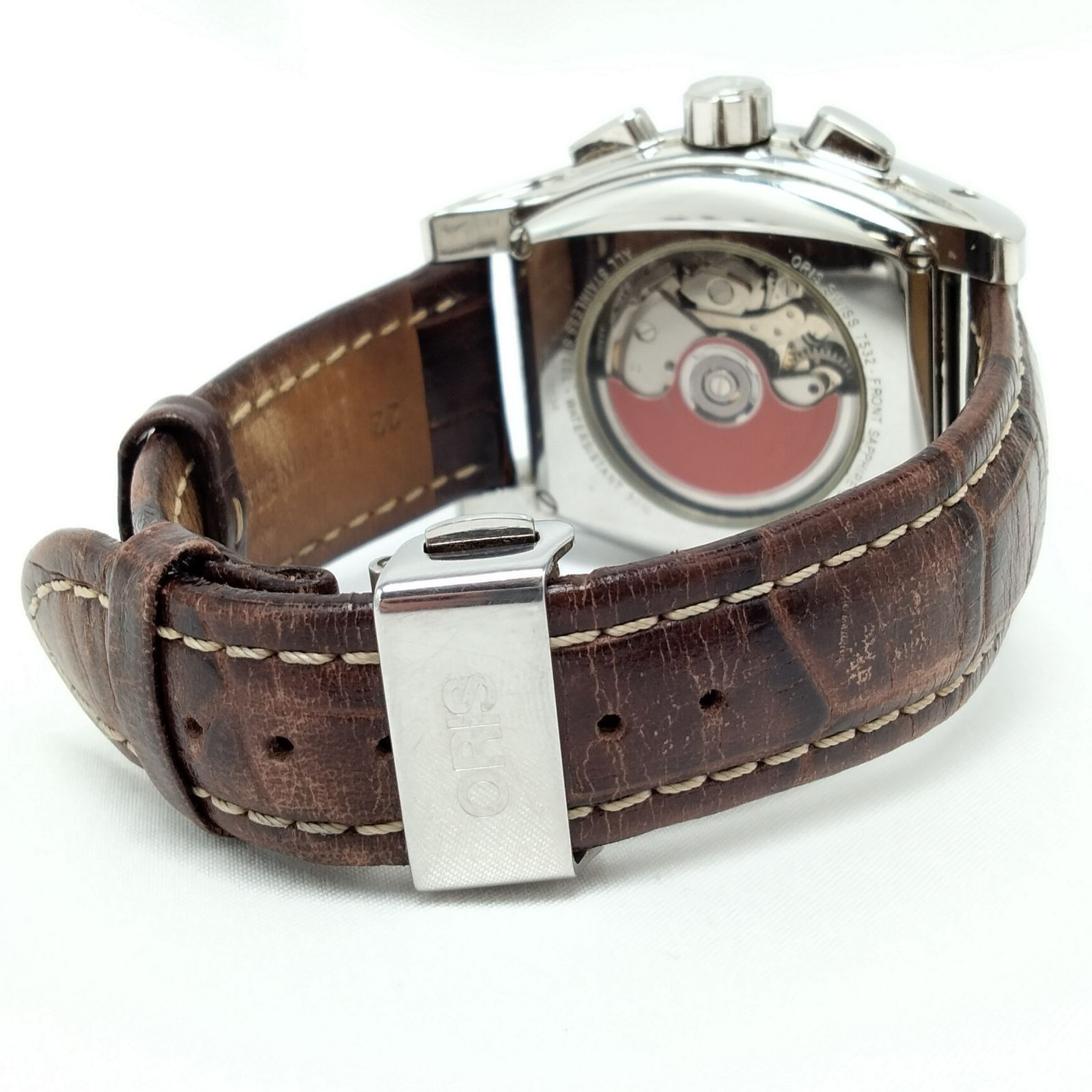 Oris Miles Chronograph Automatic Day Date Mens Wa… - image 1