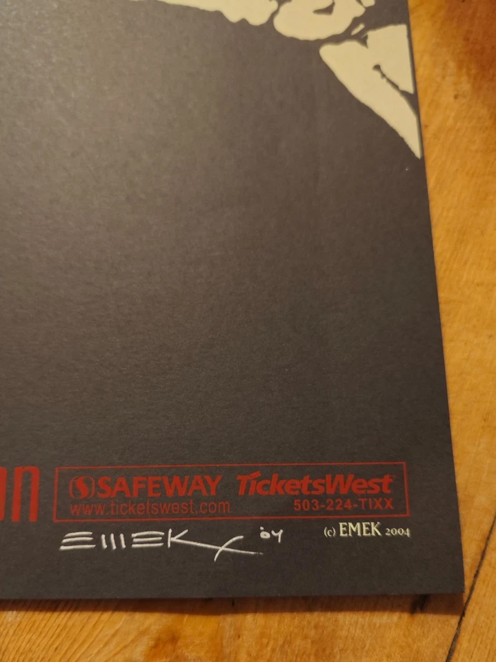 The Hives - Serigrafía Emek firmada numerada/200 2004 Foto 2 de 4