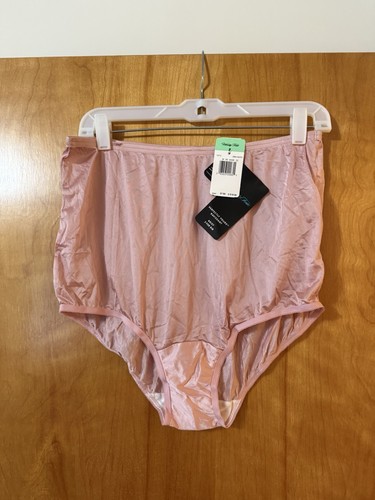 Vanity Fair Nylon Höschen 15712 Debutant Pink Panty Vintage Oma Neu mit Etikett Größe 8