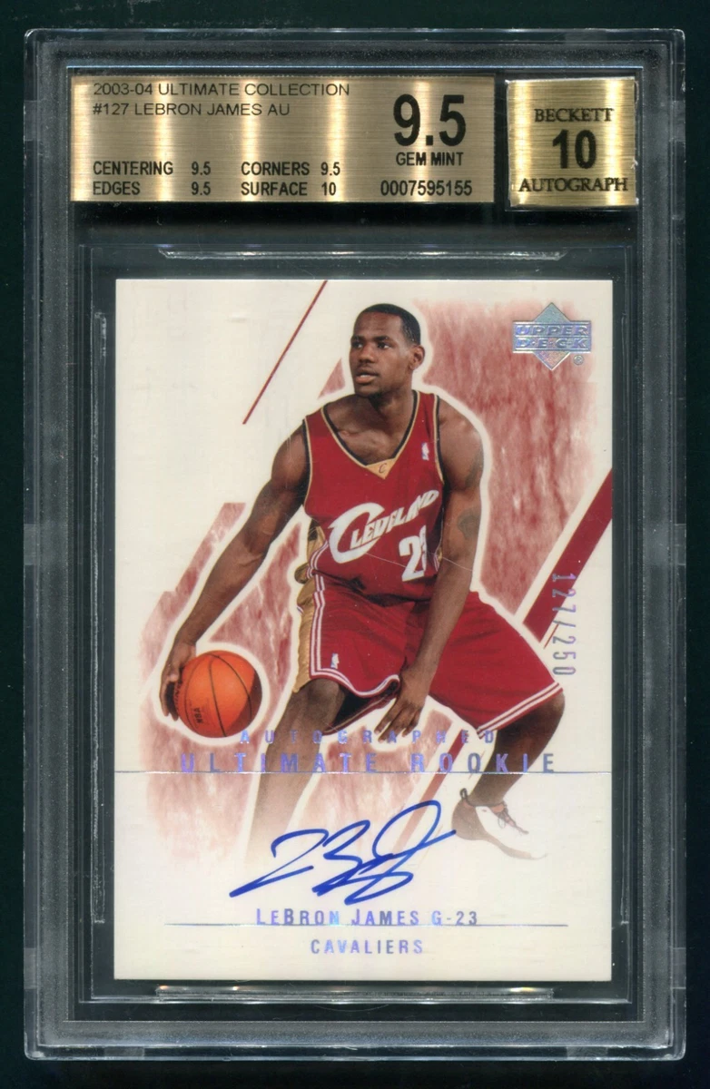 2003-04 Upper Deck Ultimate Collection - LeBron James #127 for